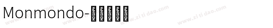 Monmondo字体转换