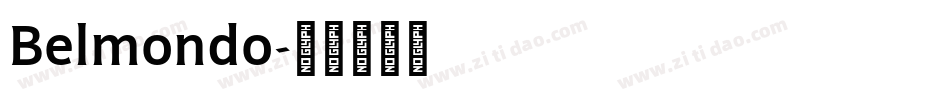 Belmondo字体转换