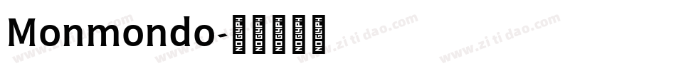 Monmondo字体转换