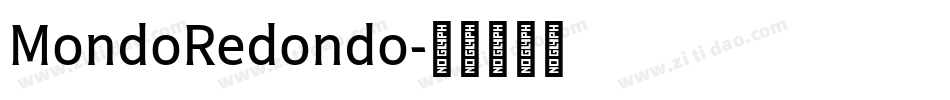 MondoRedondo字体转换