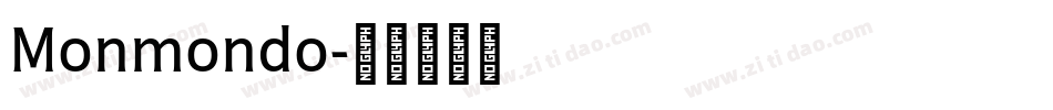 Monmondo字体转换