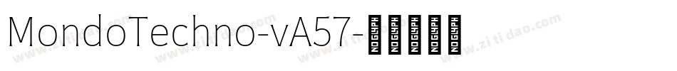 MondoTechno-vA57字体转换