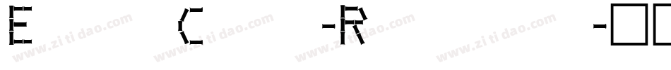 EaterCaps-Regular字体转换
