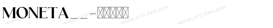 MONETA__字体转换