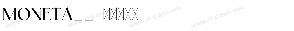 MONETA__字体转换