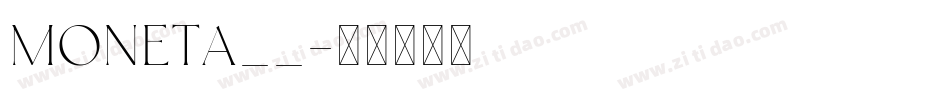 MONETA__字体转换