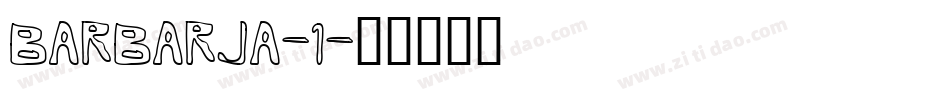 BARBARJA-1字体转换