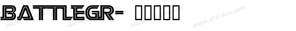 battlegr字体转换