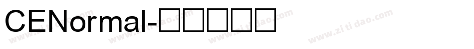 CENormal字体转换