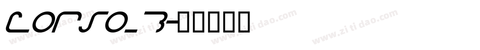 CONSO_B字体转换