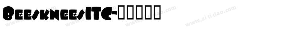 BeeskneesITC字体转换