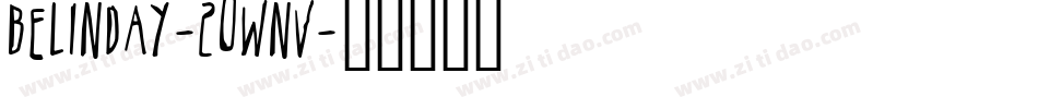 Belinday-2OWnv字体转换