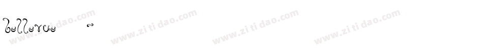 bellevue字体字体转换
