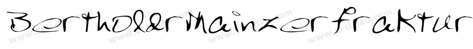 BertholdrMainzerFraktur-RAjE字体转换