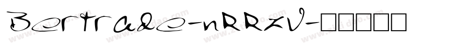 Bertrade-nRRzV字体转换
