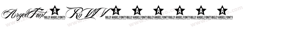ArgelFont-RnWV字体转换