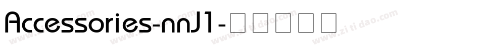 Accessories-nnJ1字体转换