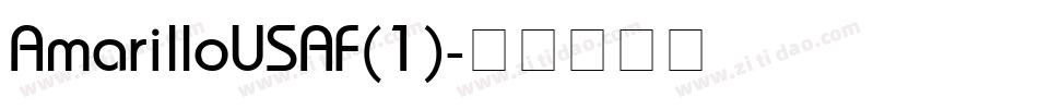 AmarilloUSAF(1)字体转换