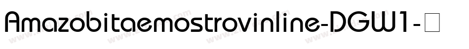 Amazobitaemostrovinline-DGW1字体转换