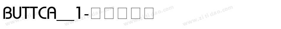 BUTTCA__1字体转换