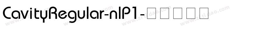 CavityRegular-nlP1字体转换