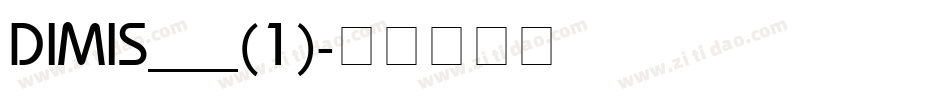DIMIS___(1)字体转换