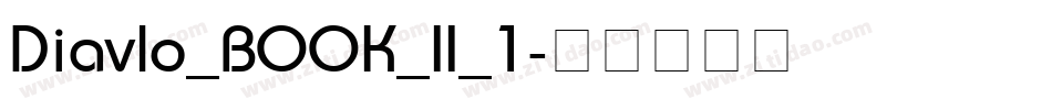 Diavlo_BOOK_II_1字体转换