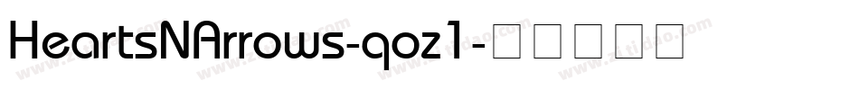 HeartsNArrows-qoz1字体转换