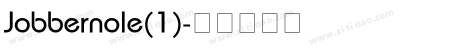 Jobbernole(1)字体转换