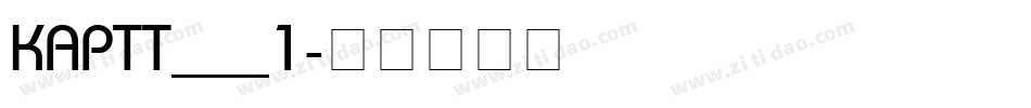 KAPTT___1字体转换