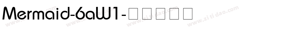 Mermaid-6aW1字体转换