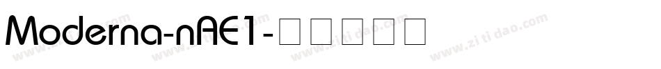 Moderna-nAE1字体转换