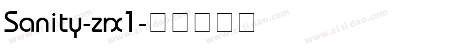 Sanity-zrx1字体转换