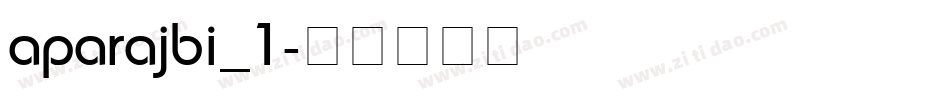 aparajbi_1字体转换
