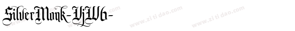 SilverMonk-VjW6字体转换