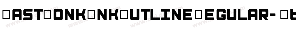 FastMonkInkOutlineRegular-R6lE字体转换