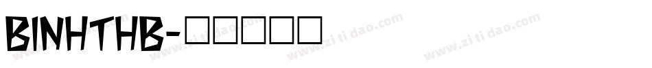 BINHTHB字体转换