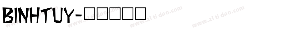 BINHTUY字体转换