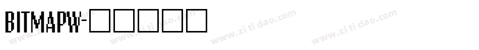 BITMAPW字体转换