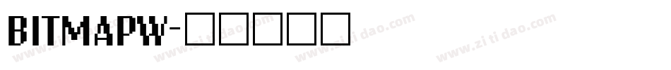 BITMAPW字体转换