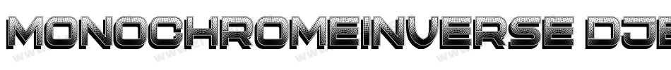 MonochromeInverse-DjeW字体转换