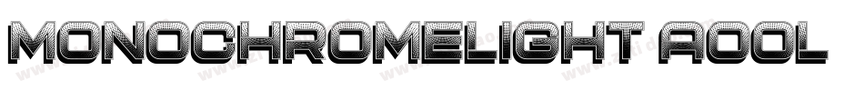 MonochromeLight-AOoL字体转换