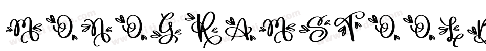 MonogramsToolbox字体转换