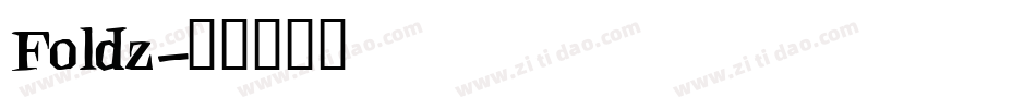 Foldz字体转换
