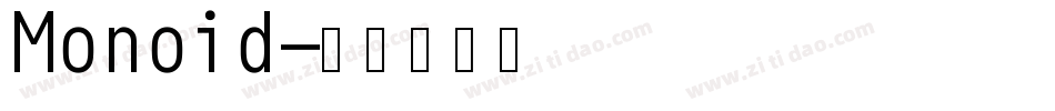 Monoid字体转换