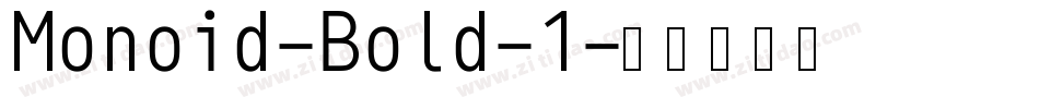 Monoid-Bold-1字体转换