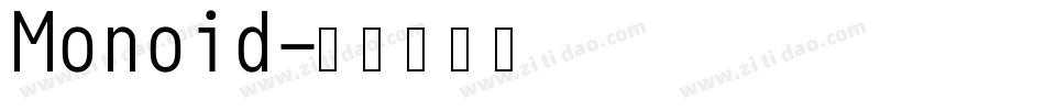 Monoid字体转换