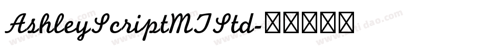 AshleyScriptMTStd字体转换