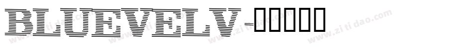 BLUEVELV字体转换