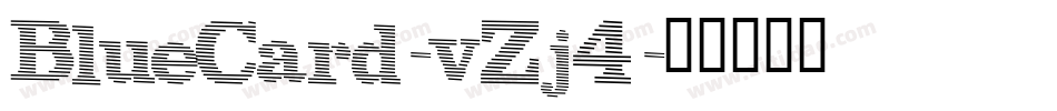 BlueCard-vZj4字体转换